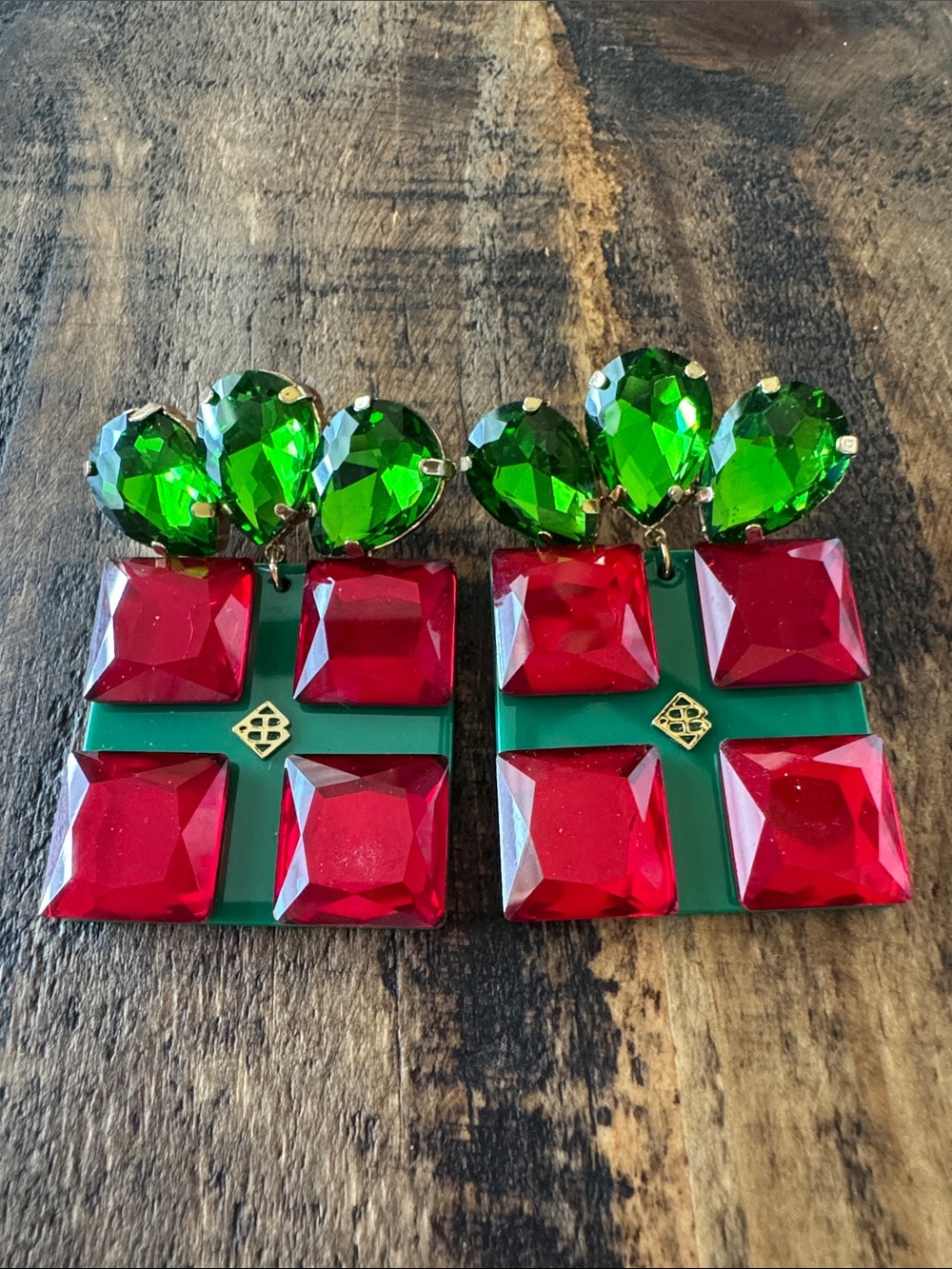 Brianna Cannon Festive Gem Presents in Red and Green